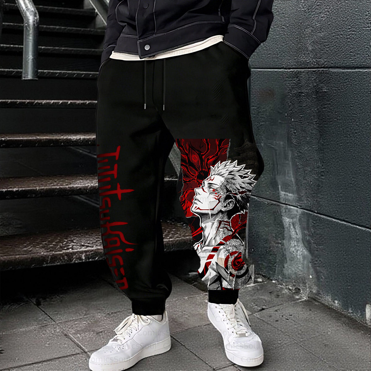 Unisex Casual Anime Streetwear Pant