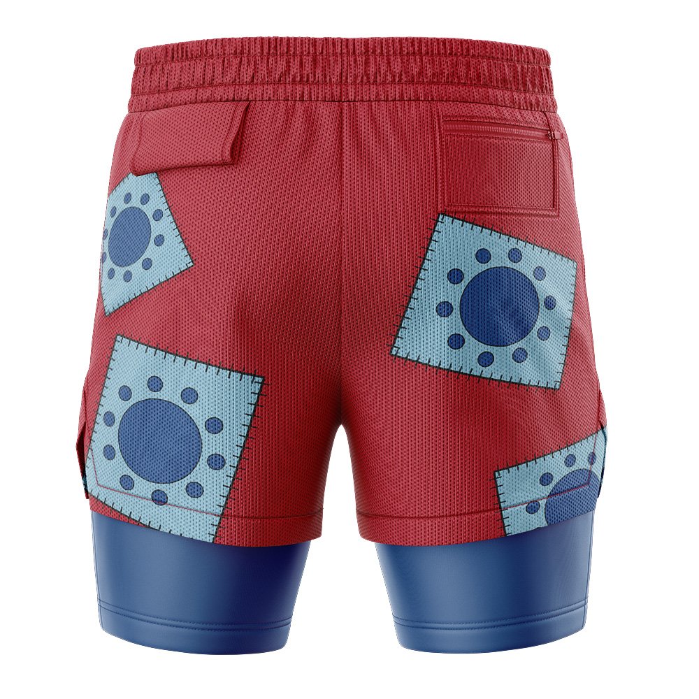 0P-Luffy Wano V3   2-in-1 Performance Shorts
