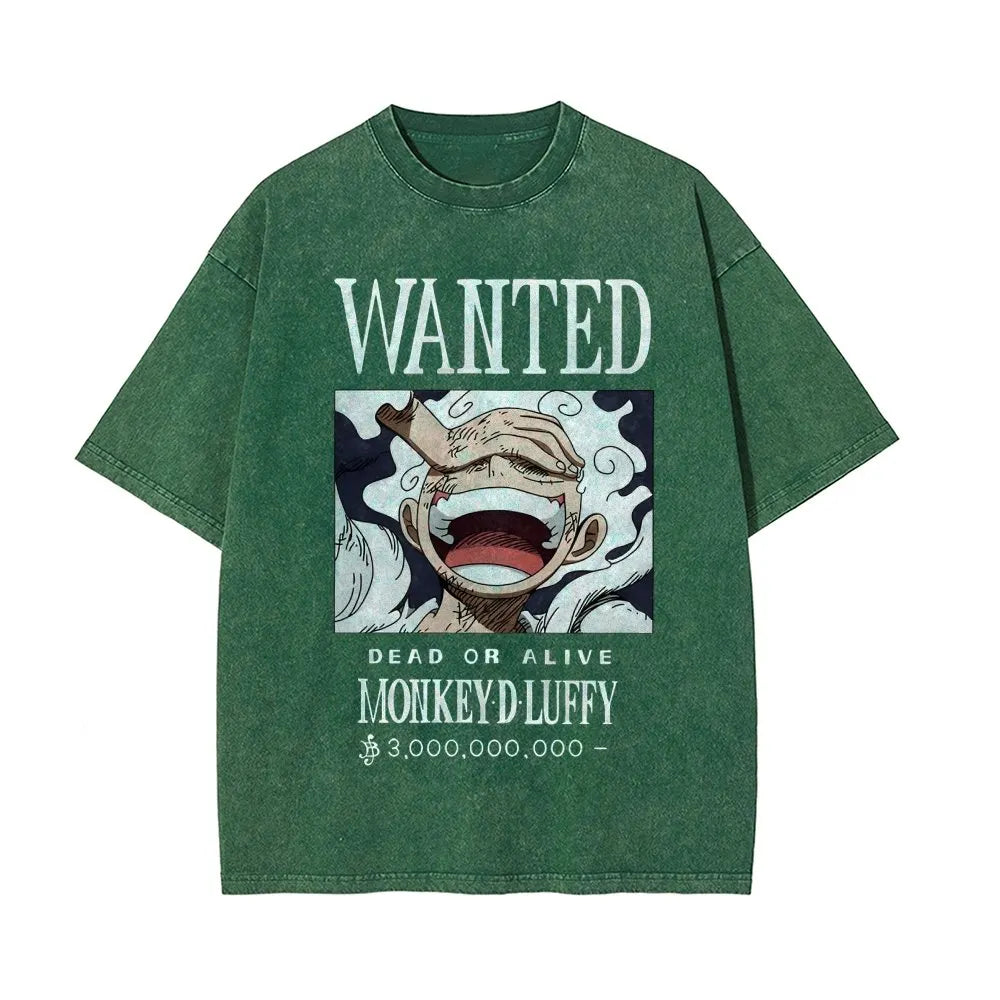 OP-Luffy Vintage Oversized T-Shirt