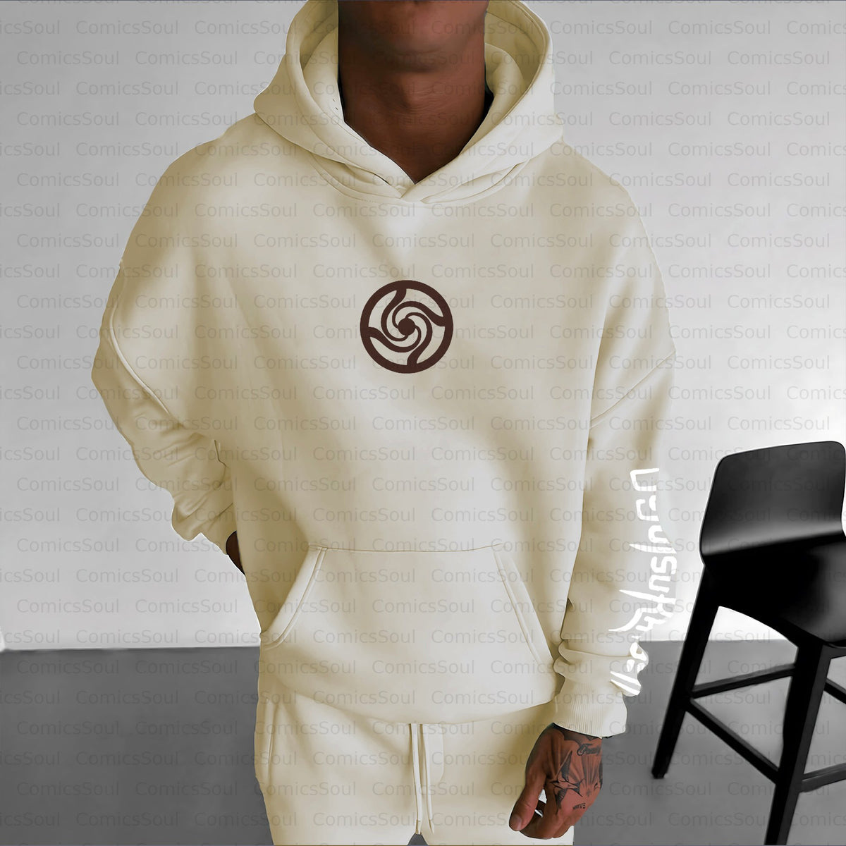 Unisex Anime Inspired Vintage Plush Hoodie