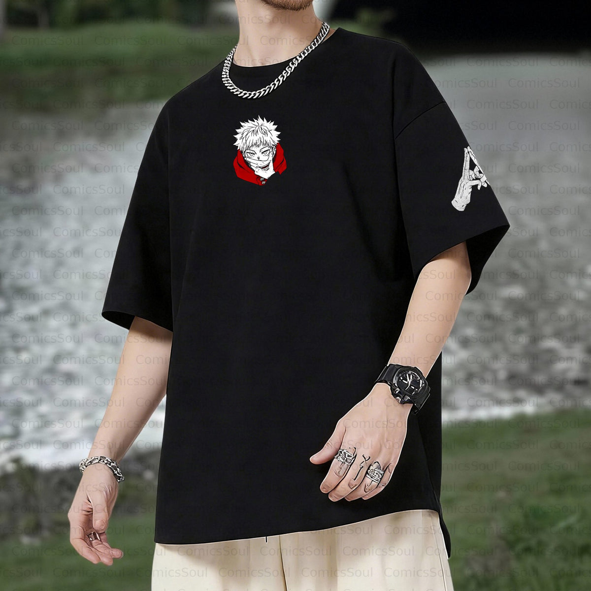 Unisex Anime Inspired Vintage T-Shirt