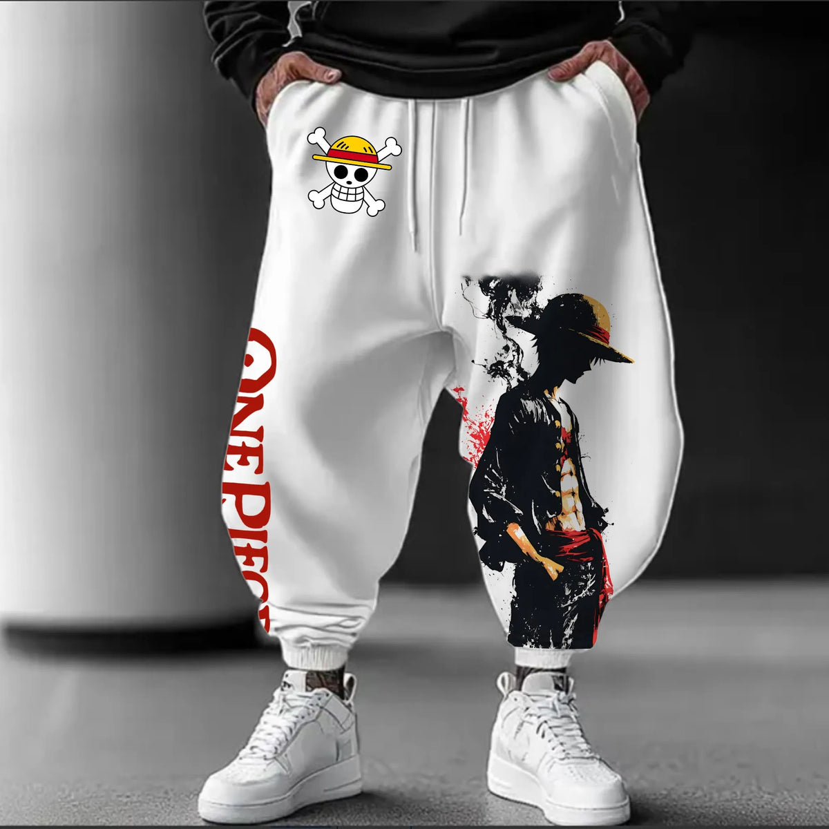 OP-Unisex Casual Anime Streetwear Pant