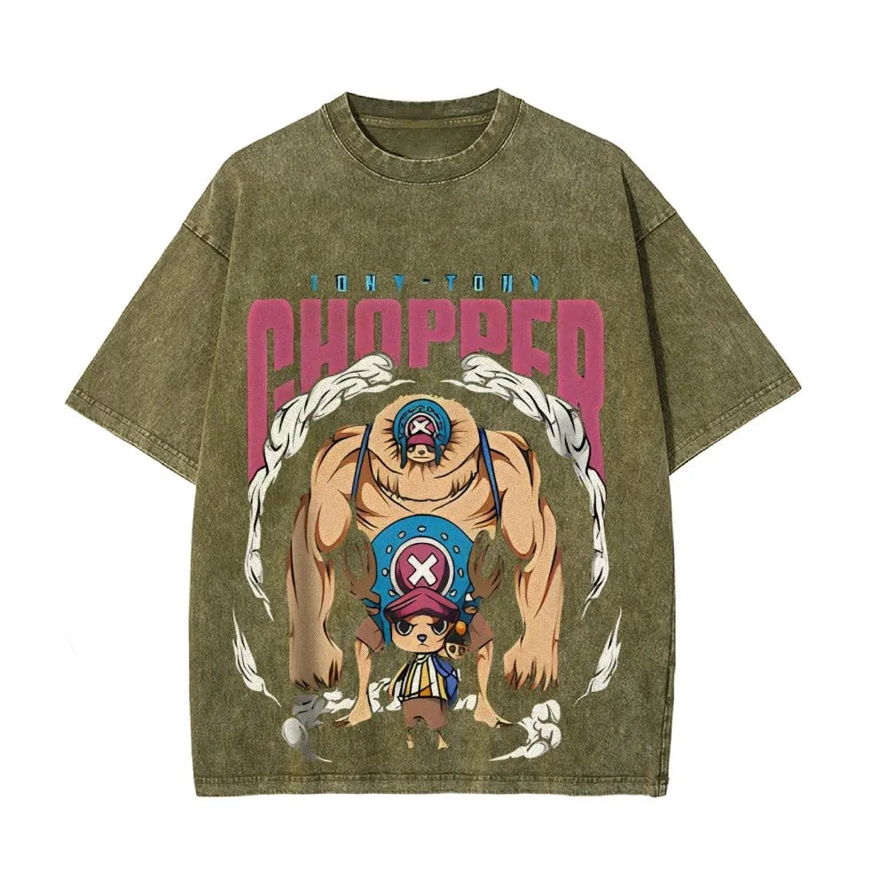 OP-Tony Tony Chopper Vintage Oversized T-Shirt