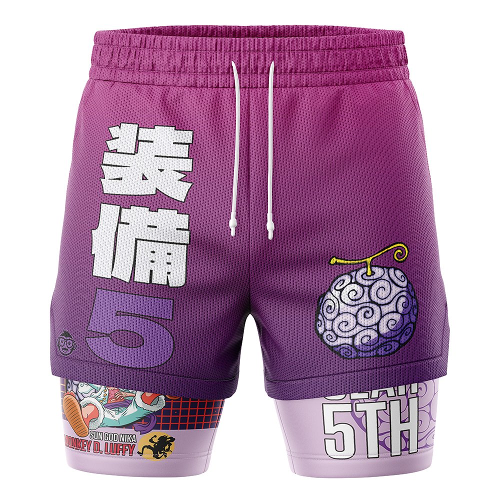 0P-5th Gear Luffy   2-in-1 Performance Shorts
