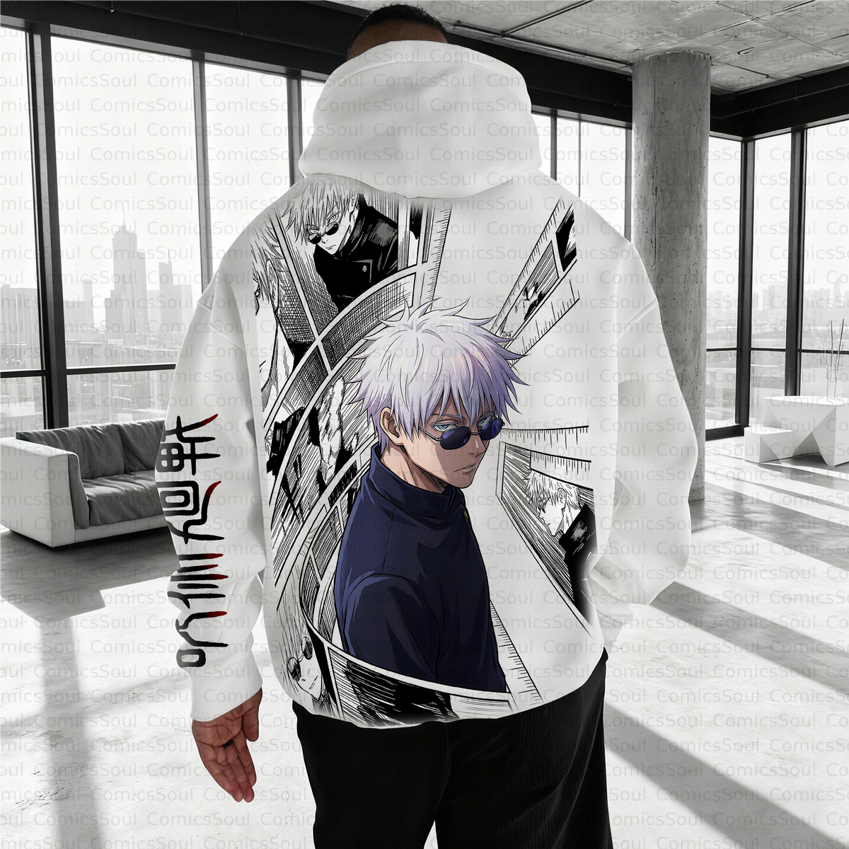 Unisex Anime Inspired Vintage Plush Hoodie
