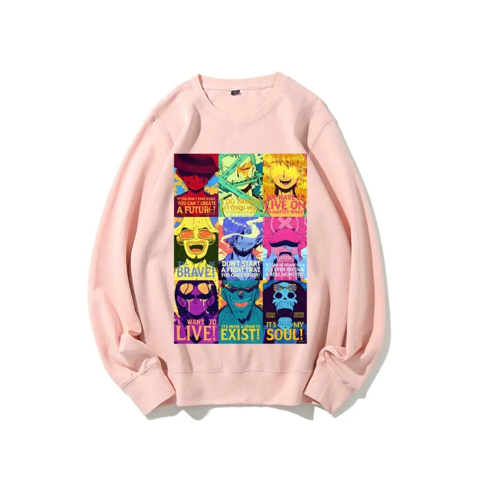 OP-Luffy Oversized Sweatshirt