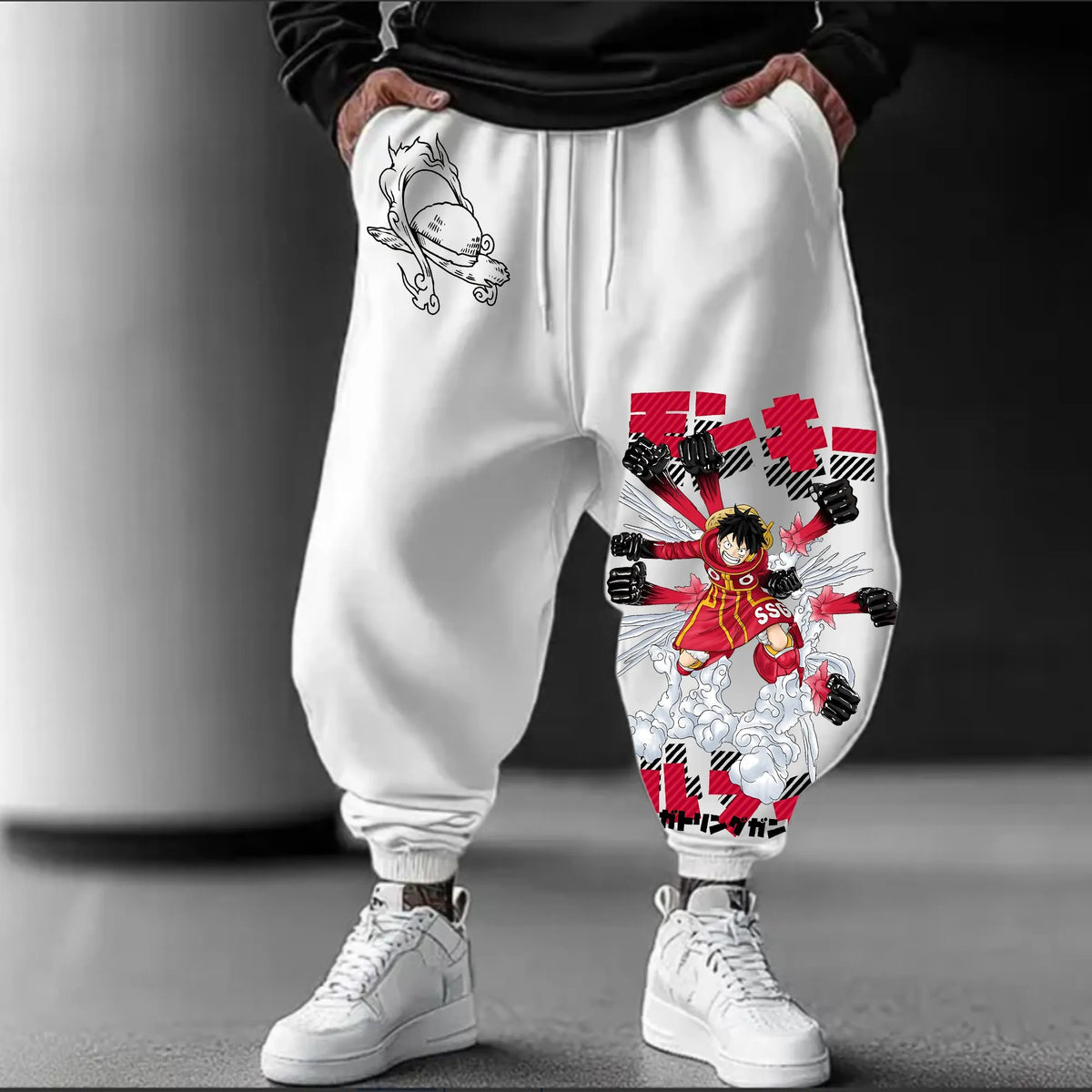 OP-Unisex Casual Anime Streetwear Pant