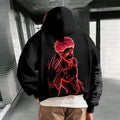 Unisex Anime Inspired Vintage Plush Hoodie