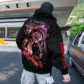 OP-Unisex Anime Inspired Vintage Plush Hoodie