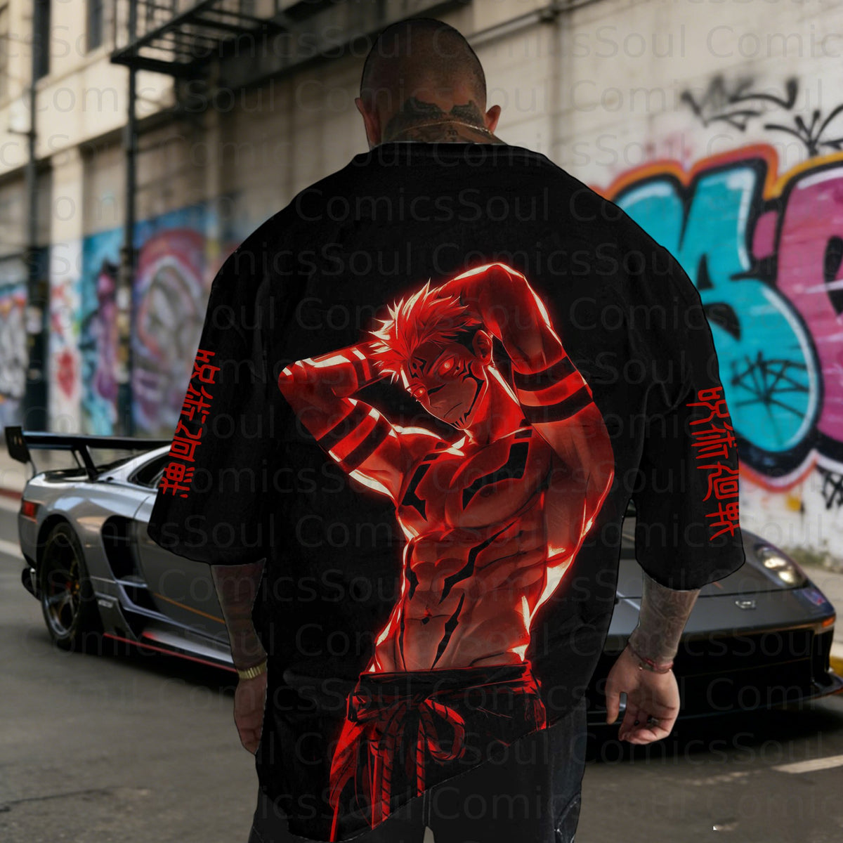 Unisex Anime Inspired Vintage T-Shirt