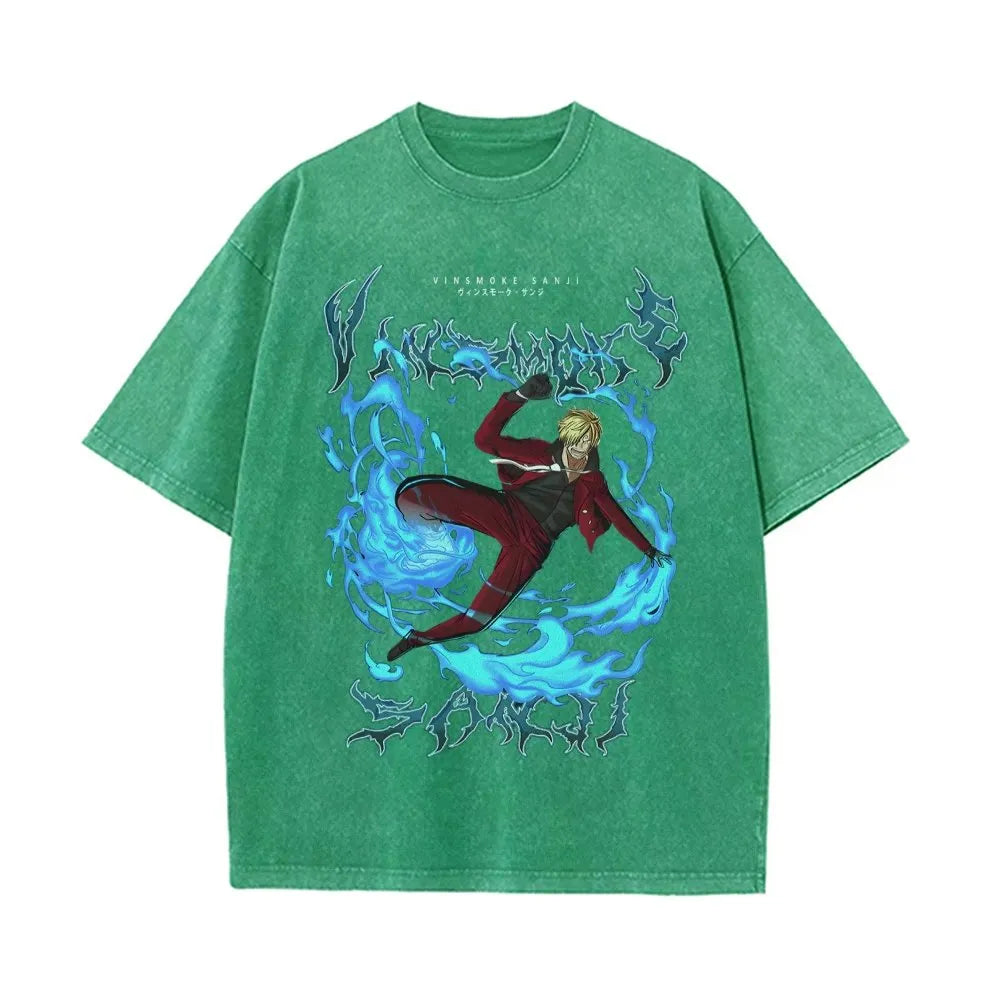 OP-Sanji Vintage Oversized T-Shirt
