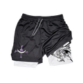 0P-White Beard Anime Gym Performance Shorts