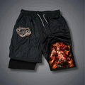 OP-Unisex Casual Anime Style Shorts