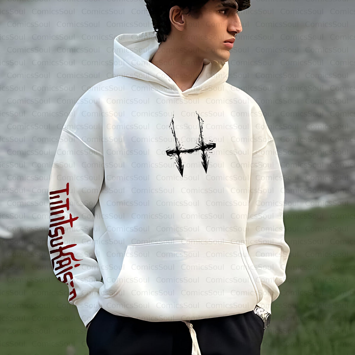 Unisex Anime Inspired Vintage Plush Hoodie