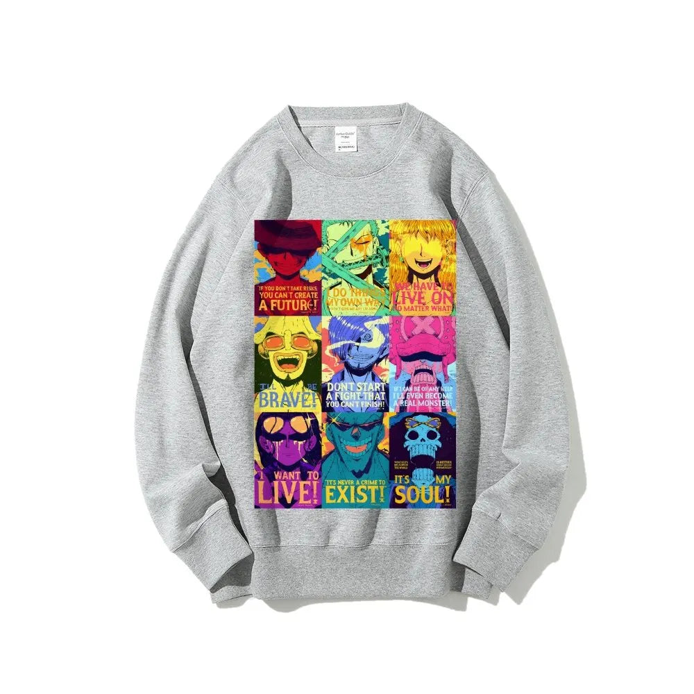 OP-Luffy Oversized Sweatshirt