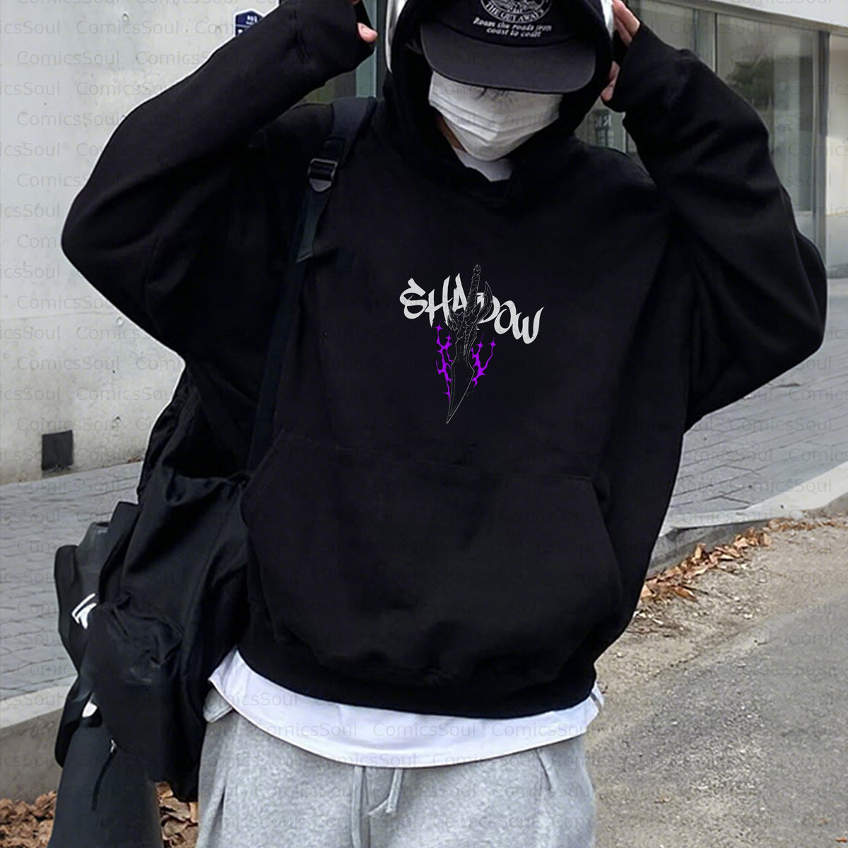 Unisex Anime Inspired Vintage Plush Hoodie
