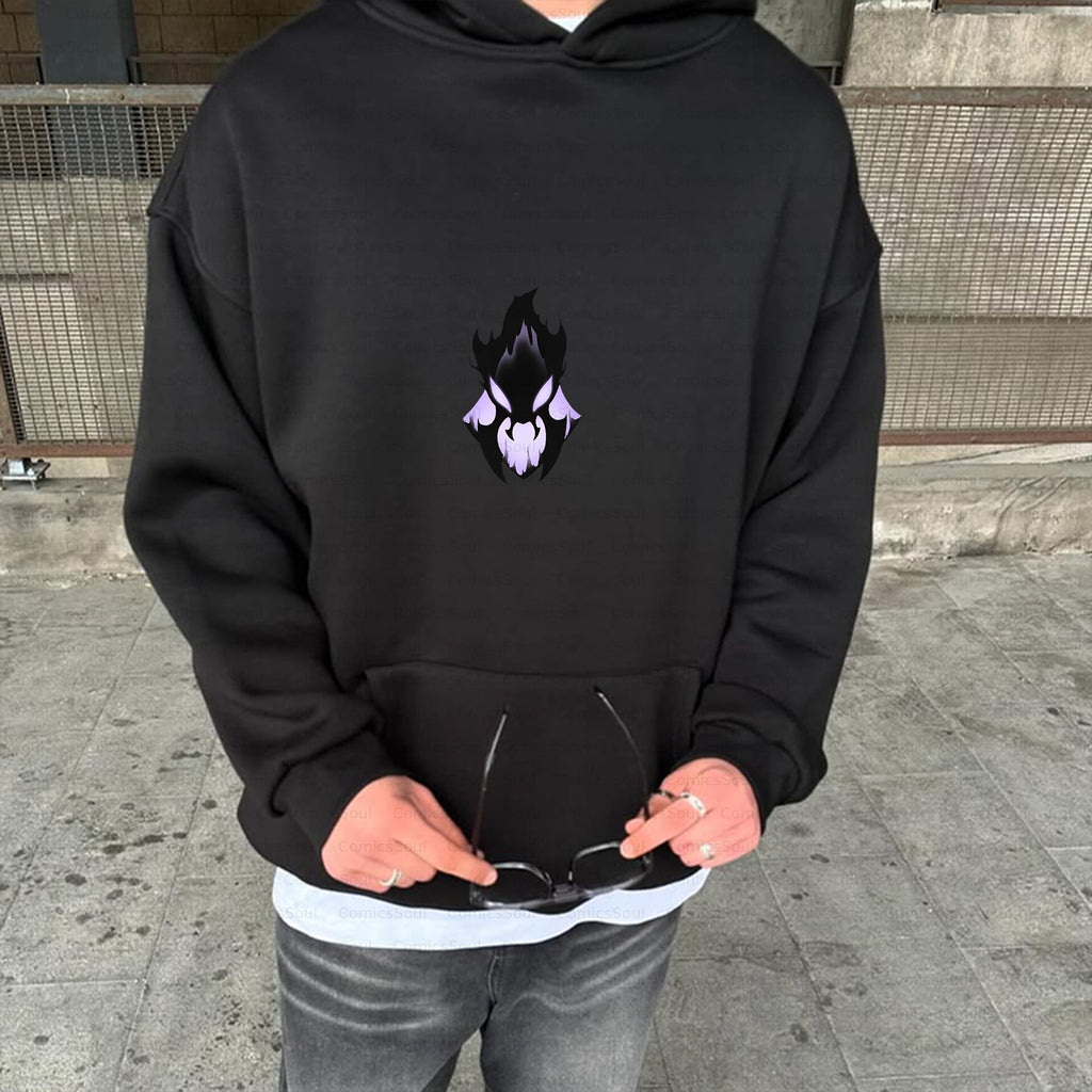 Unisex Anime Inspired Vintage Plush Hoodie