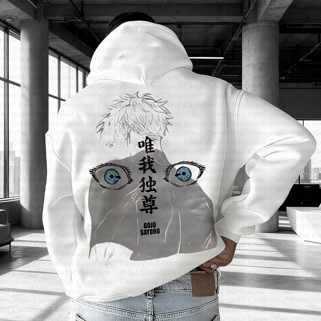 Unisex Anime Inspired Vintage Plush Hoodie