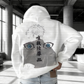 Unisex Anime Inspired Vintage Plush Hoodie