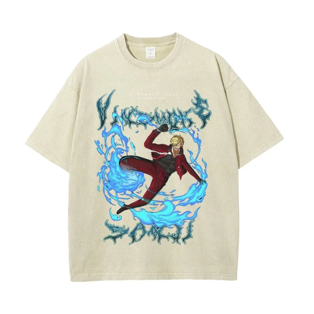 OP-Sanji Vintage Oversized T-Shirt