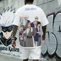 Unisex Anime Inspired Vintage T-shirt& Shorts 2 Pieces Set