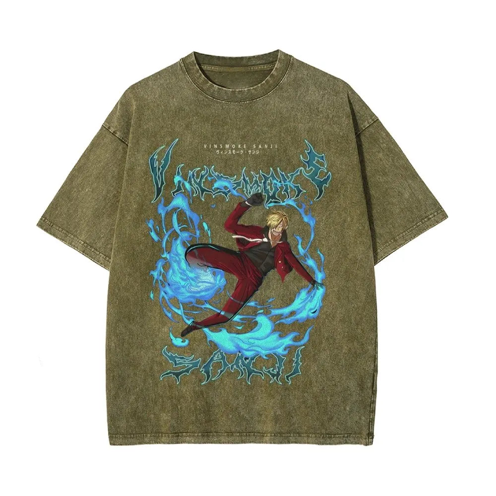 OP-Sanji Vintage Oversized T-Shirt