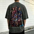 Unisex Anime Inspired Vintage Washed T-Shirt