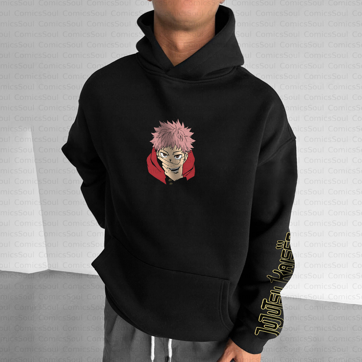 Unisex Anime Inspired Vintage Plush Hoodie