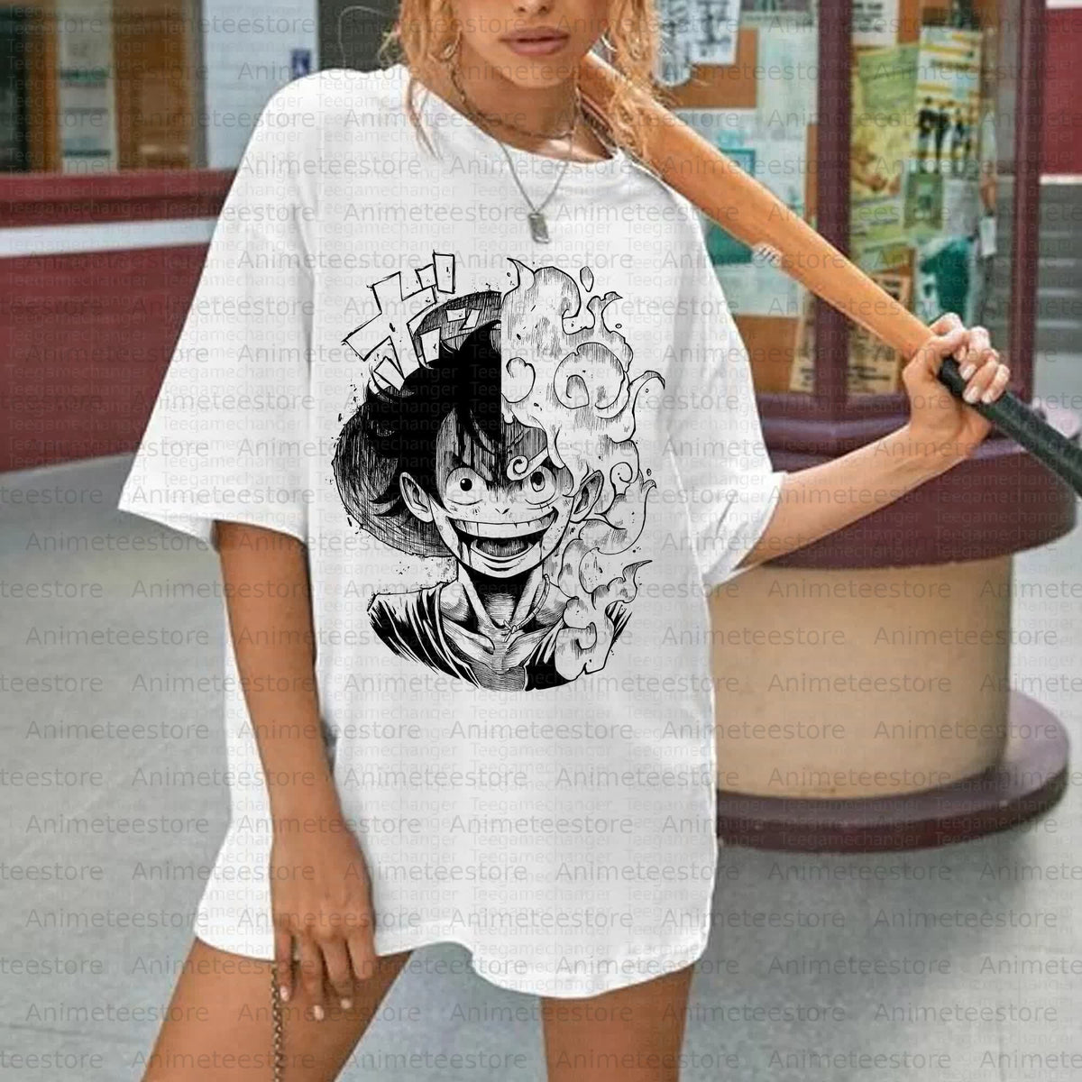 0P- Anime Inspired Vintage T-Shirt