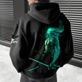 OP-Unisex Anime Inspired Vintage Plush Hoodie