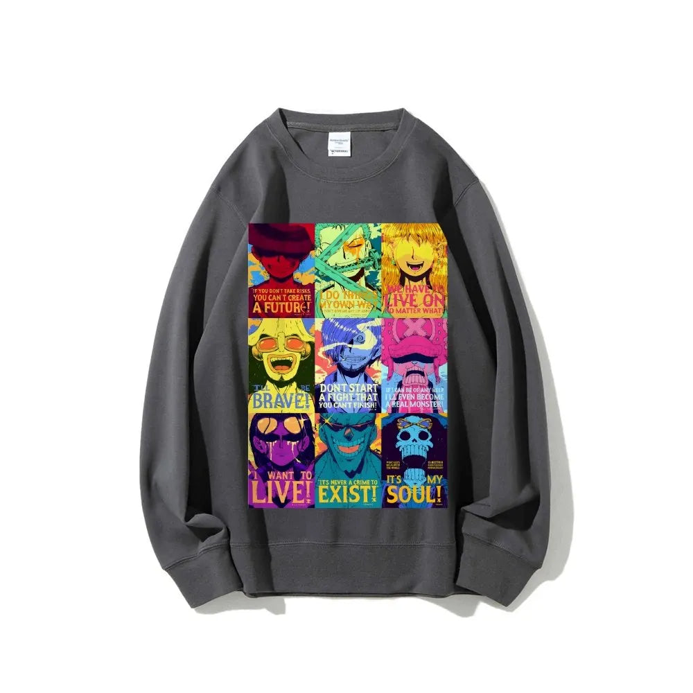 OP-Luffy Oversized Sweatshirt