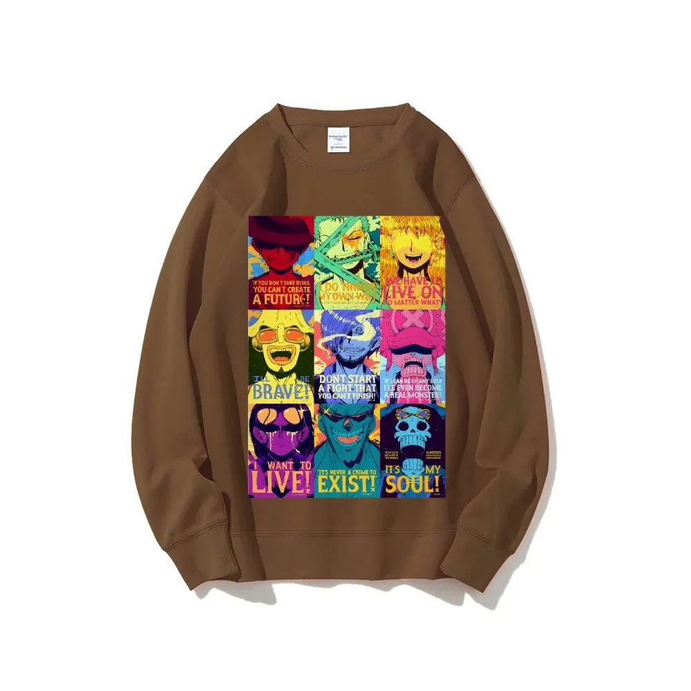 OP-Luffy Oversized Sweatshirt