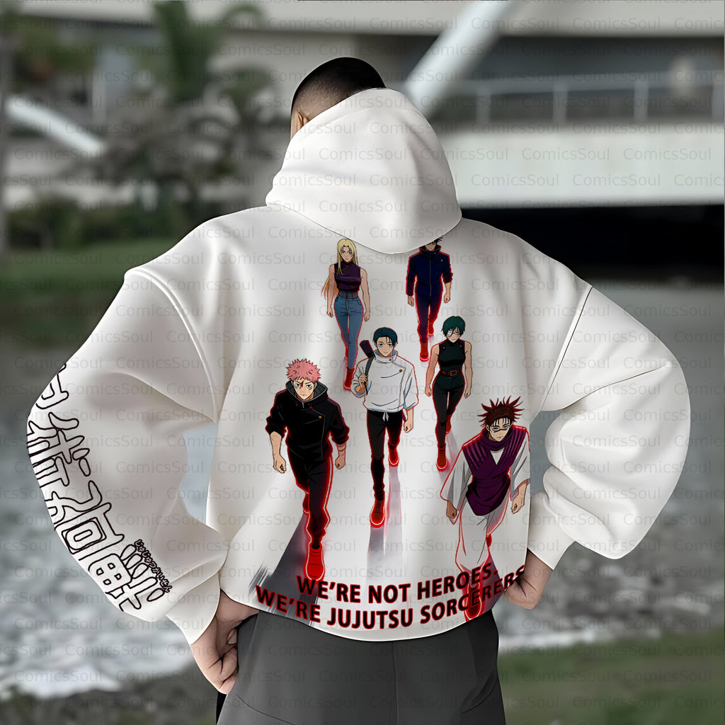 Unisex Anime Inspired Vintage Plush Hoodie