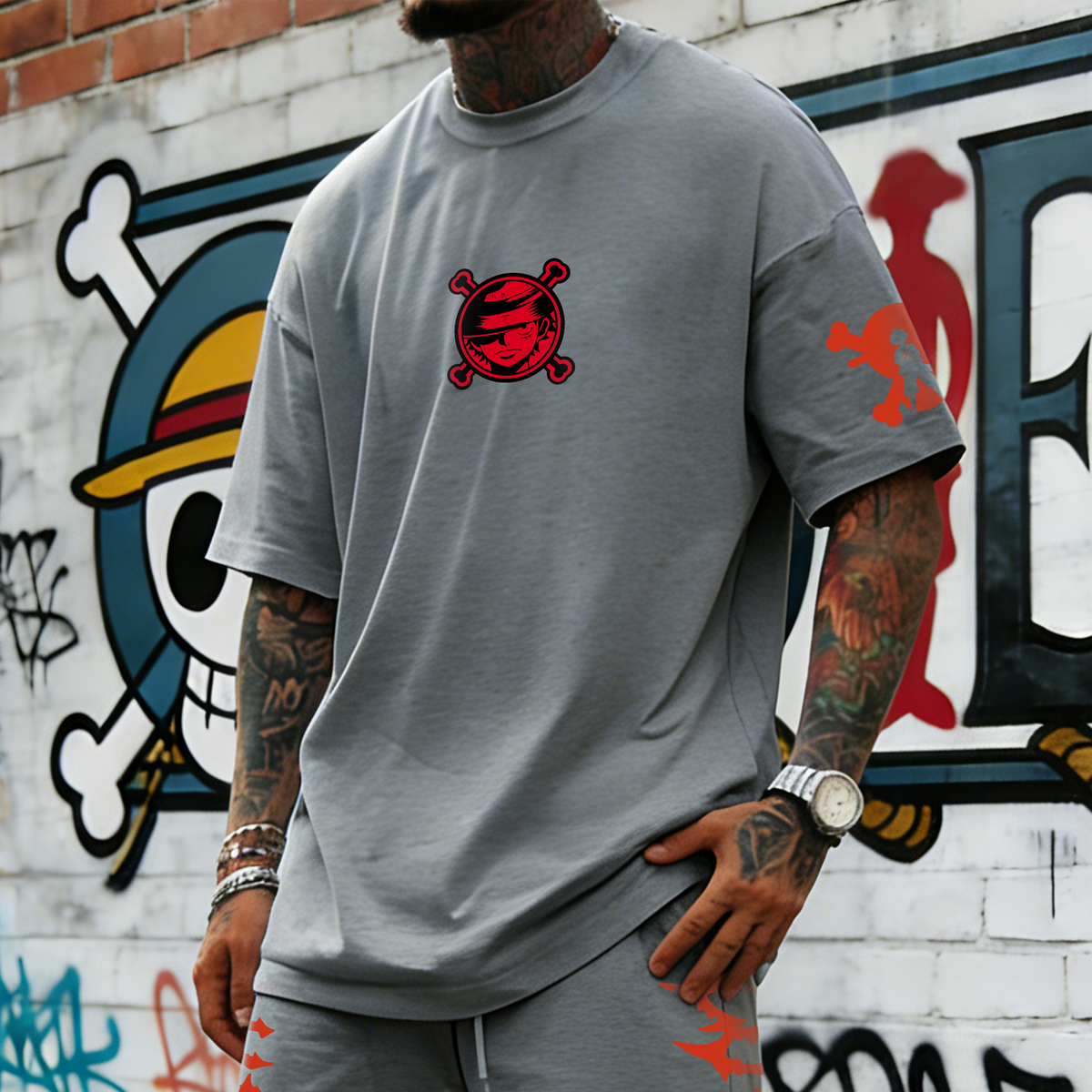 OP-Unisex Anime Inspired Vintage T-Shirt