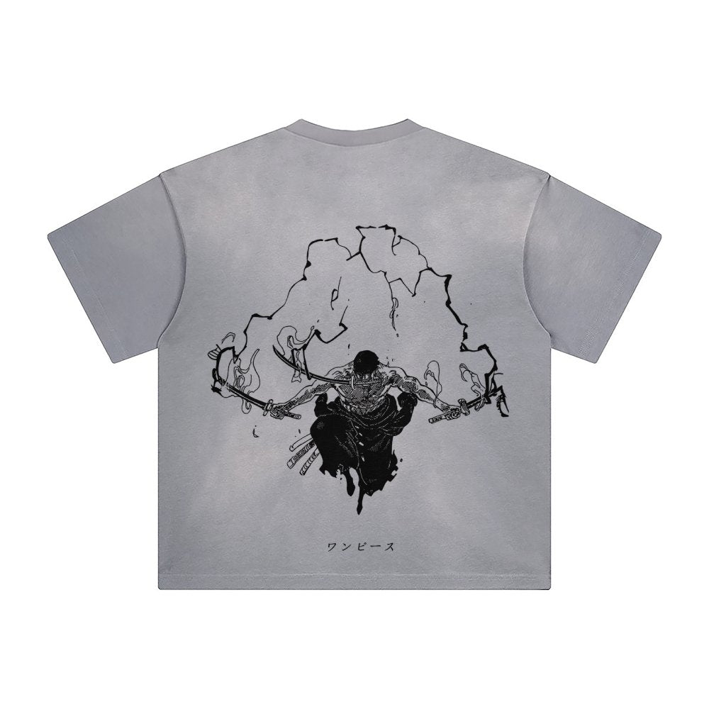 OP-Vintage Washed Tee  Zoro