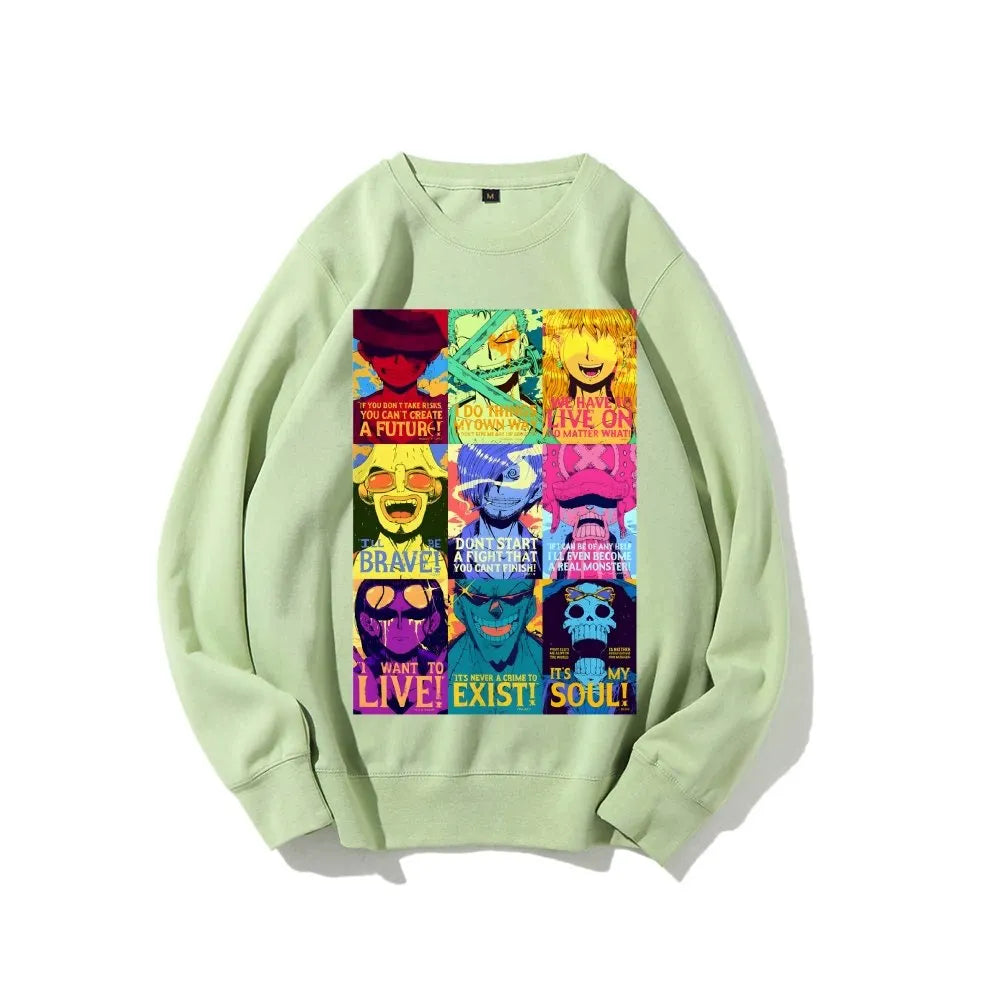 OP-Luffy Oversized Sweatshirt