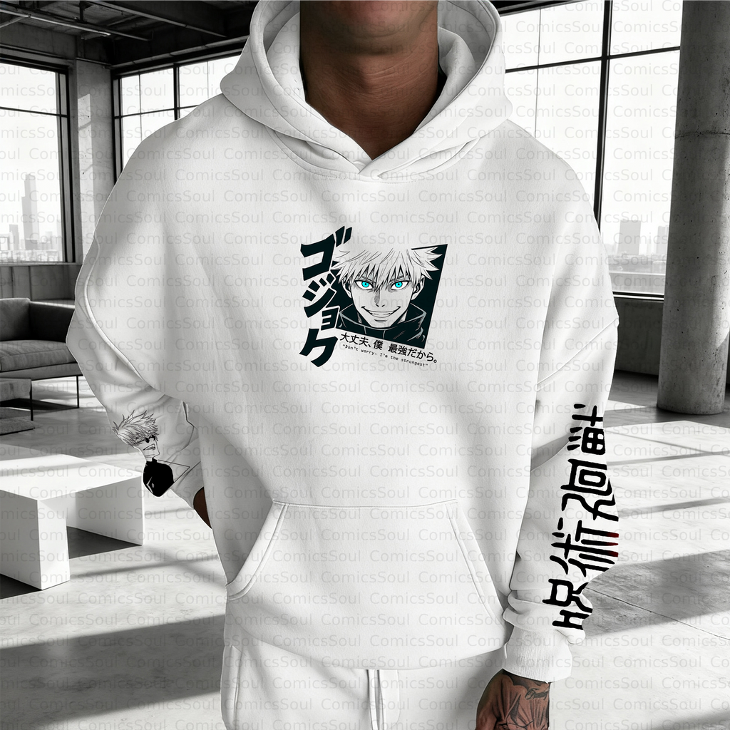 Unisex Anime Inspired Vintage Plush Hoodie