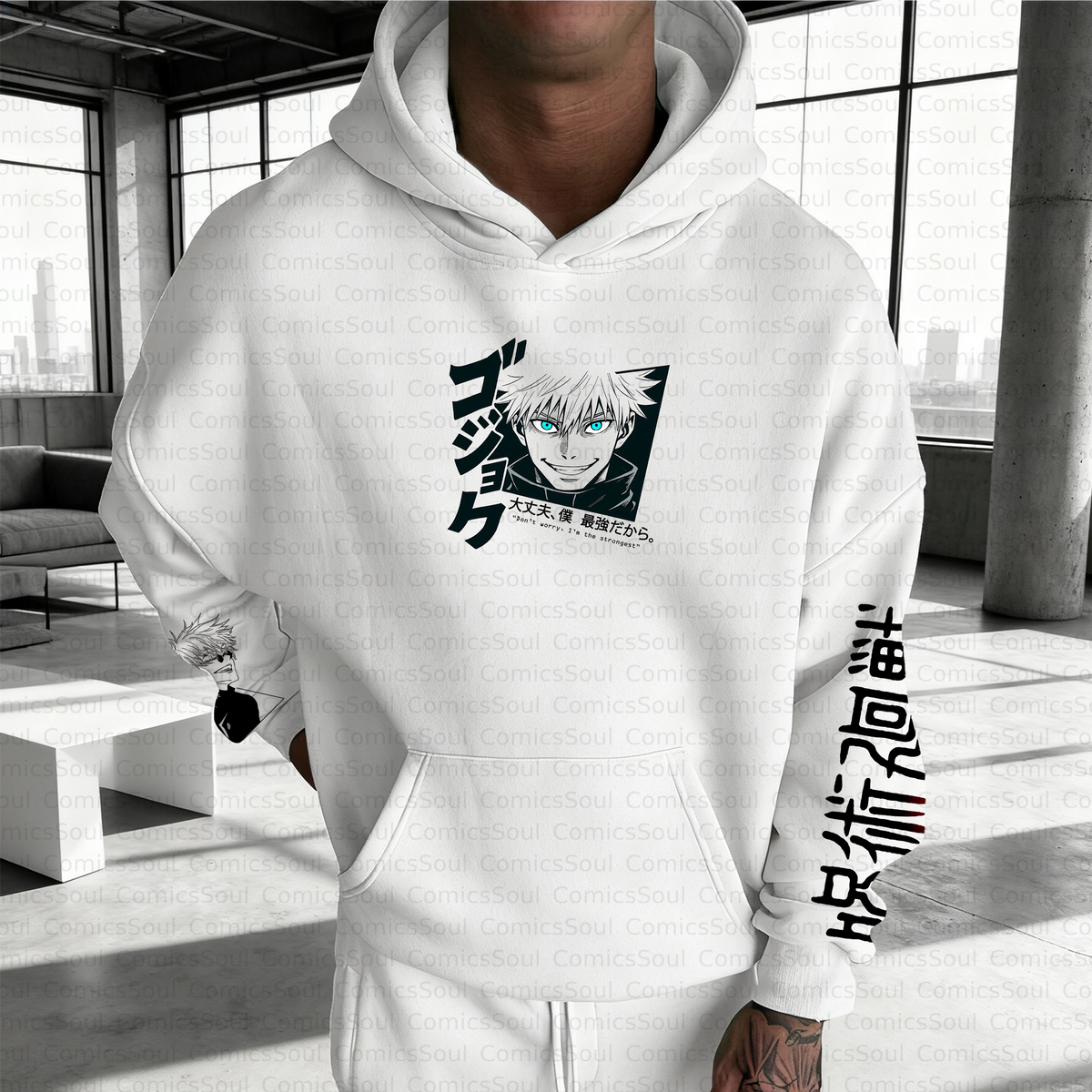Unisex Anime Inspired Vintage Plush Hoodie