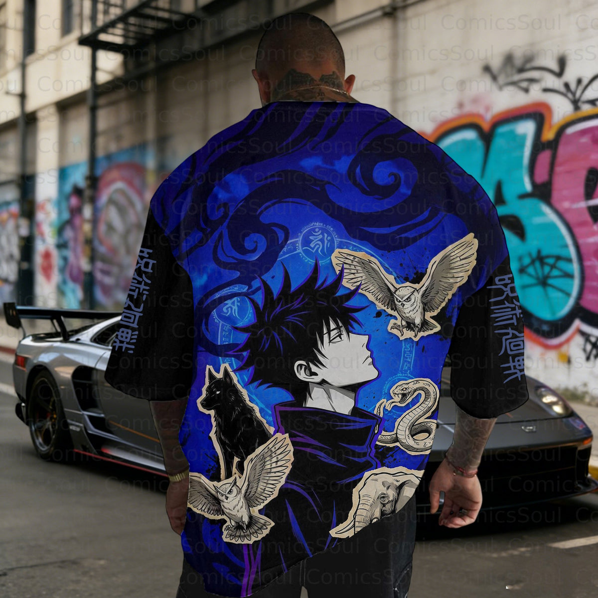 Unisex Anime Inspired Vintage T-Shirt