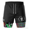 0P-Hippie Trip Brooks   2-in-1 Performance Shorts