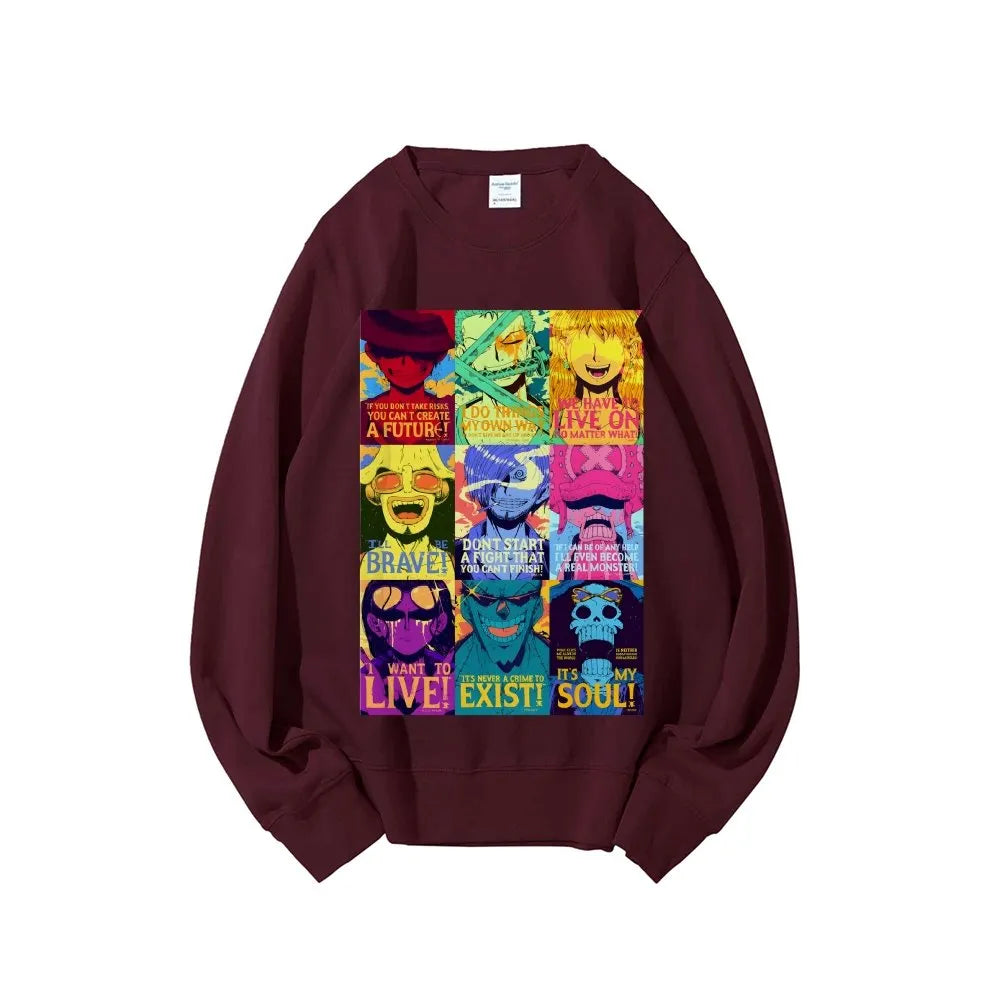 OP-Luffy Oversized Sweatshirt
