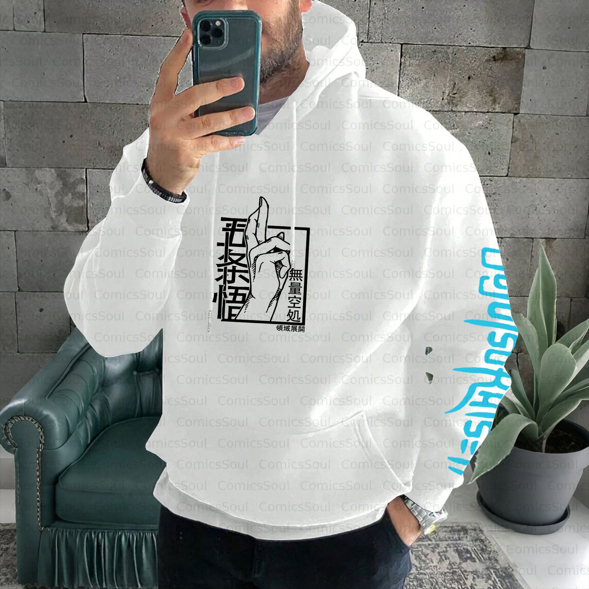 Unisex Anime Inspired Vintage Plush Hoodie
