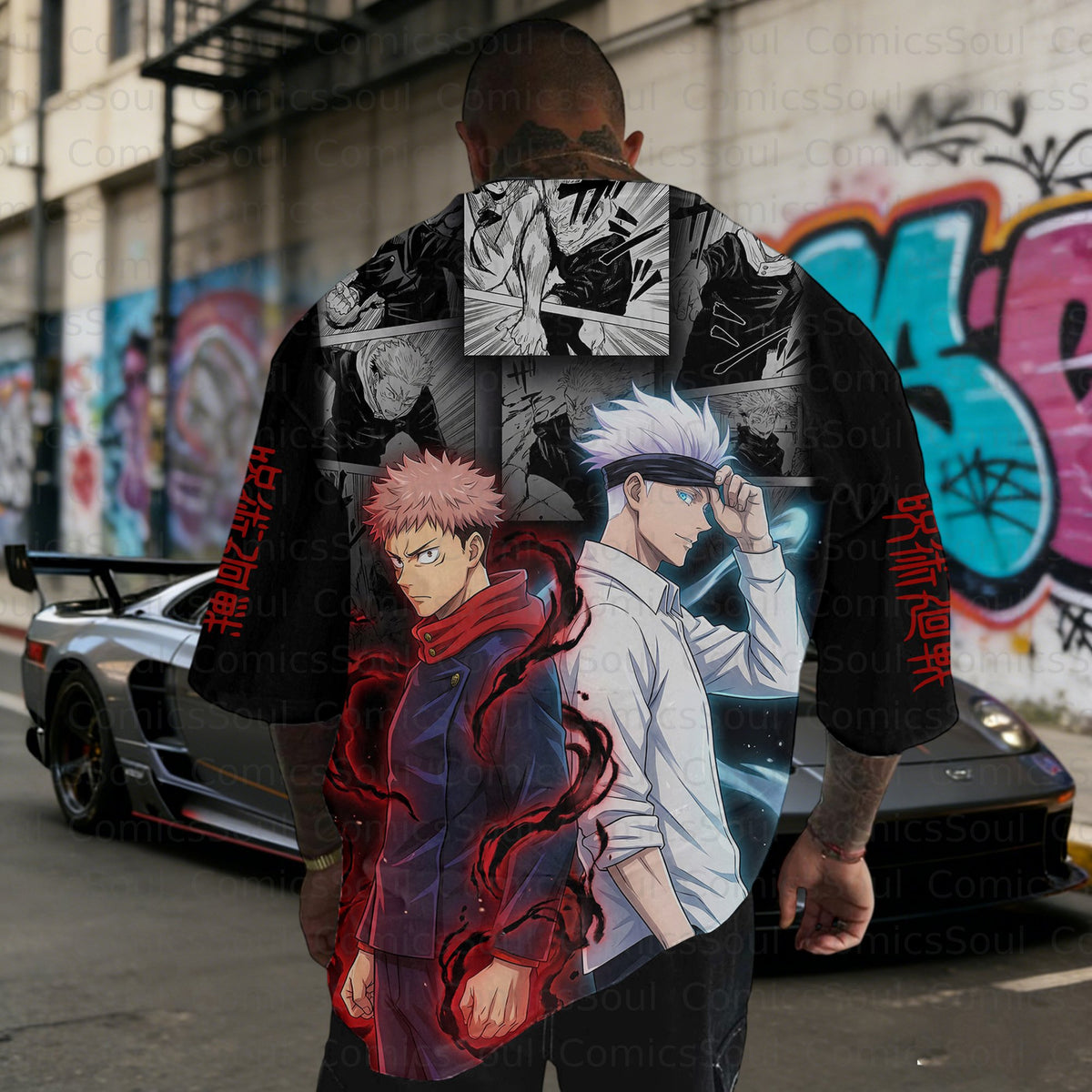 Unisex Anime Inspired Vintage T-Shirt