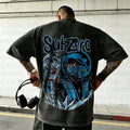 Unisex Anime Inspired Vintage Washed T-Shirt