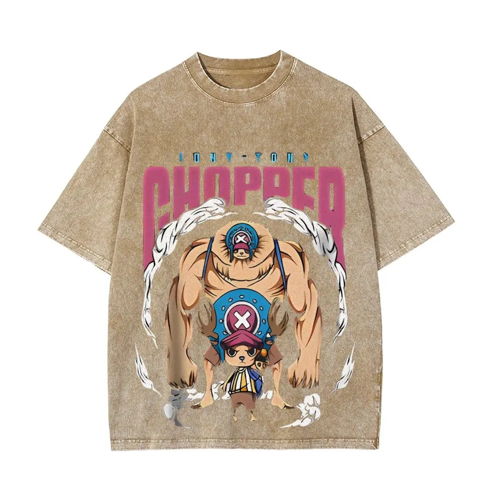 OP-Tony Tony Chopper Vintage Oversized T-Shirt