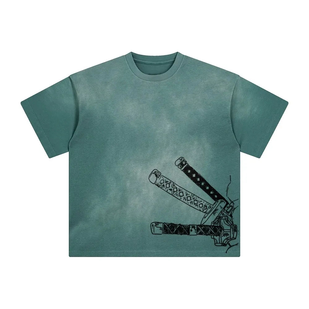 OP-Vintage Washed Tee  Zoro