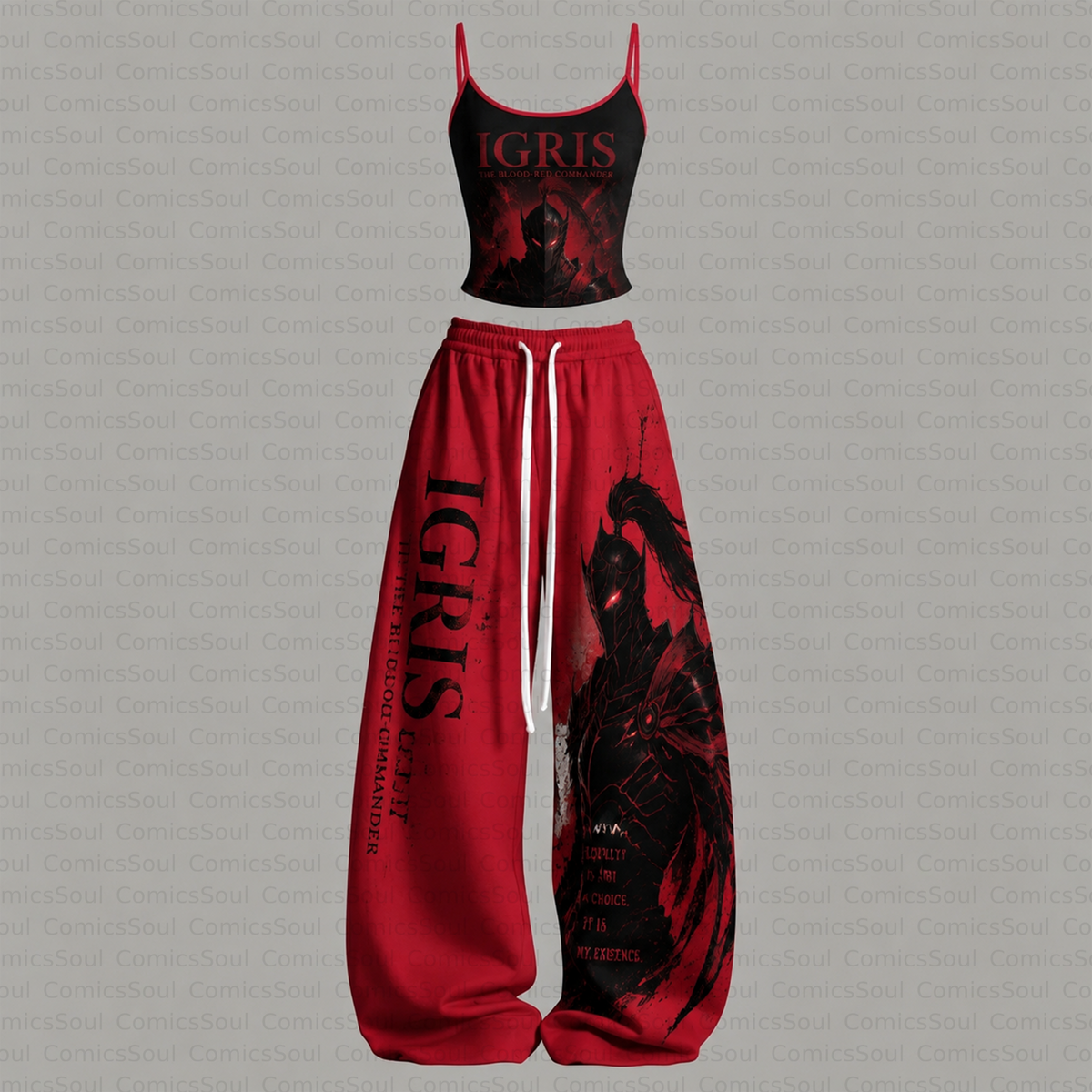 Solo Leveling Top & Elasticated Trousers Two-Piece Set