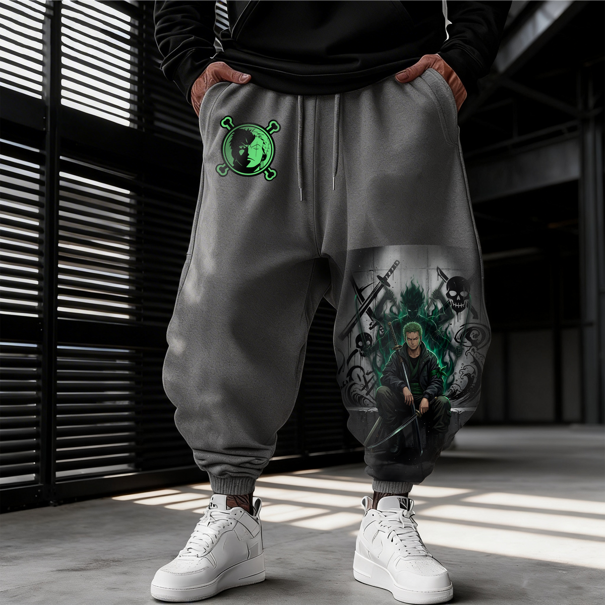 OP-Unisex Casual Anime Streetwear Pant