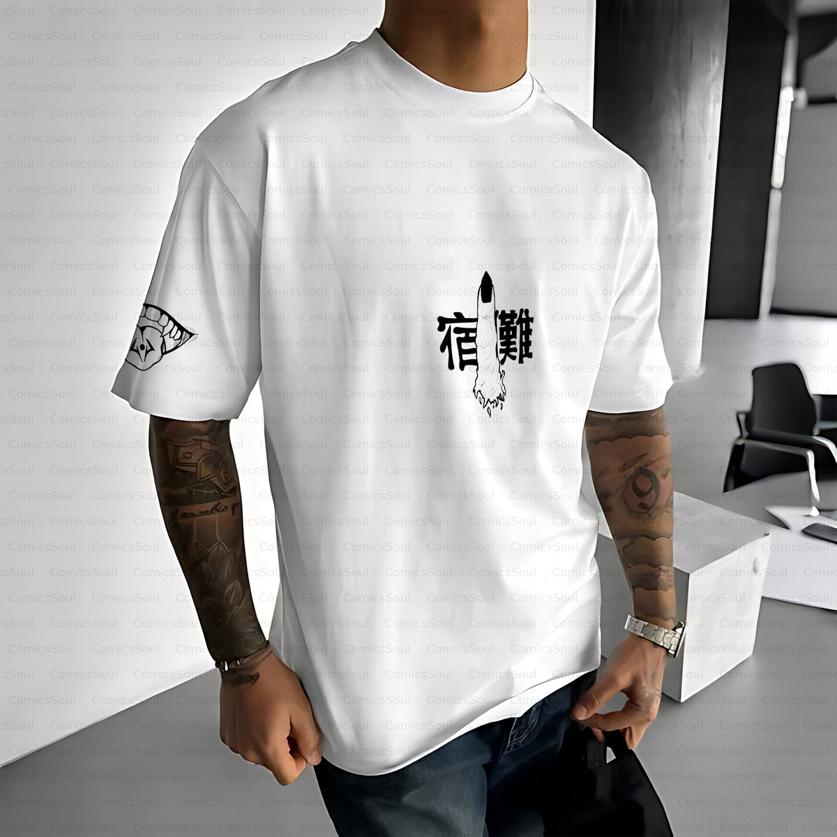 Unisex Anime Inspired Vintage T-Shirt
