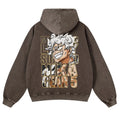 OP-Vintage Washed Luffy Hoodie